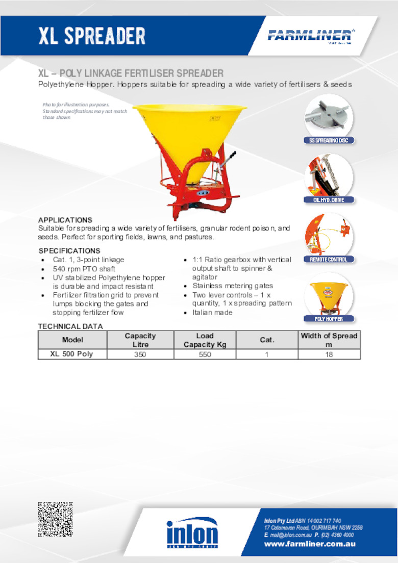 XL Fertiliser Spreader